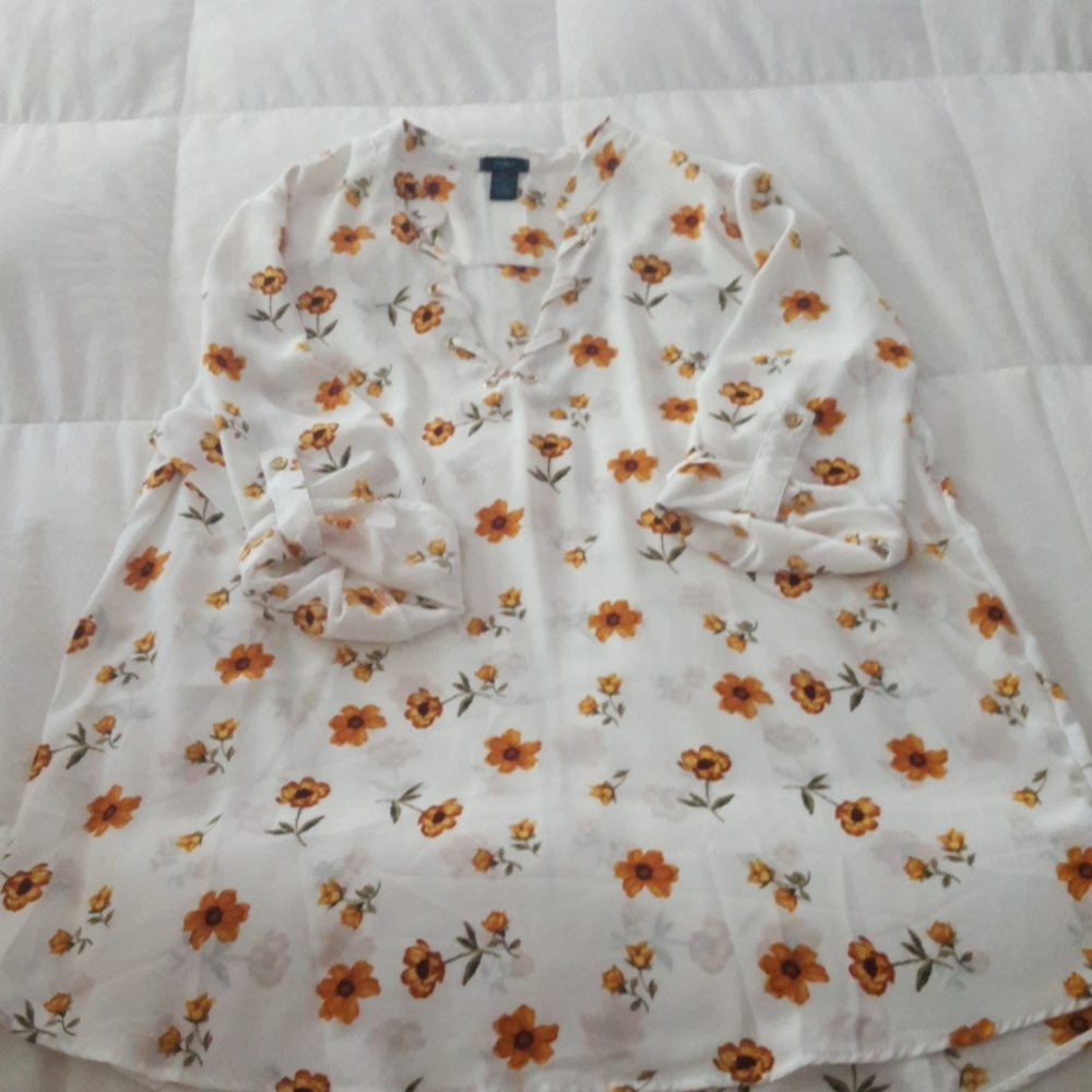 Woman's Floral Blouse